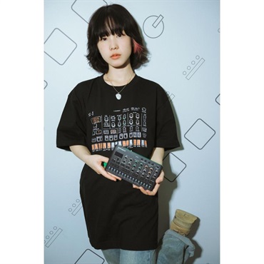 Roland S-1 T-Shirts DesignB L (RT/S-1BL) 画像3