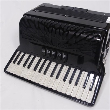 Parrot New Parrot 34K72BS BK 国内限定モデル アコーディオン 34鍵盤 72ベース M.M.L ピアノ式 パロット 画像1