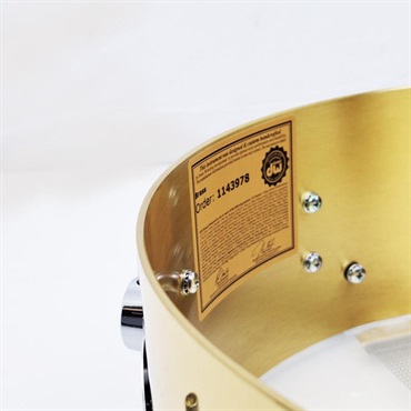 dw USED 中古 DRVN5514SPC [Collector's Series Metal Shells / Polished Brass Snare Drum 14×5.5] 画像10