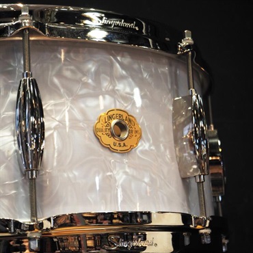 Slingerland SLFP6514SSK016 [Radio King Artist Snare Drum 14×6.5/White Marine Pearl] 画像1