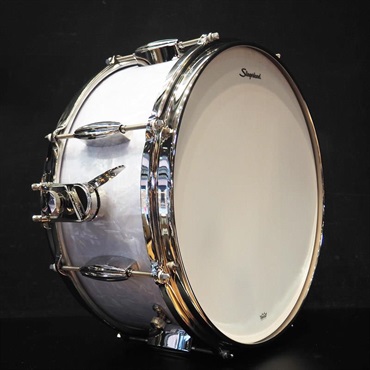 Slingerland SLFP6514SSK016 [Radio King Artist Snare Drum 14×6.5/White Marine Pearl] 画像5