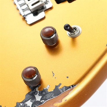 unknown USED 中古 Dhatarattha CUSTOM GUITAR Performance S Relic (Gold over Black Paisley) 画像5