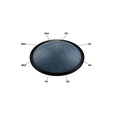 MEINL CSTD2NB [10'' Compact Steel Tongue Drum / Navy Blue - C Minor] 画像5