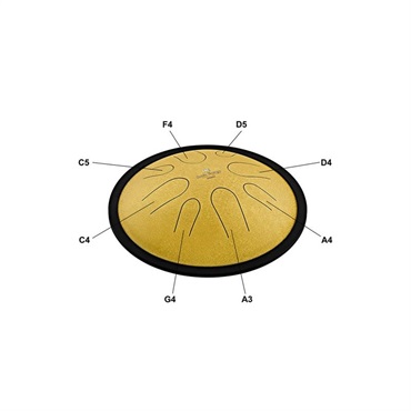MEINL CSTD3G [10'' Compact Steel Tongue Drum / Gold - D Minor] 画像5