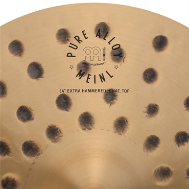 MEINL PA14EHH [Pure Alloy Extra Hammered Hihat 14''] 画像2