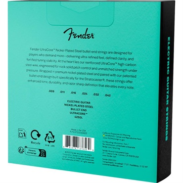 Fender USA 【夏のボーナスセール】 ULTRACORE ELECTRIC GUITAR STRINGS NICKEL PLATED STEEL BULLET END (4250L/9-42) 3 PACK (#0733250603) 画像2