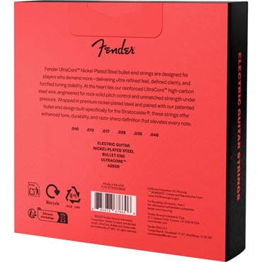 Fender USA 【夏のボーナスセール】 ULTRACORE ELECTRIC GUITAR STRINGS NICKEL PLATED STEEL BULLET END (4250R/10-46) 3 PACK (#0733250606) 画像2