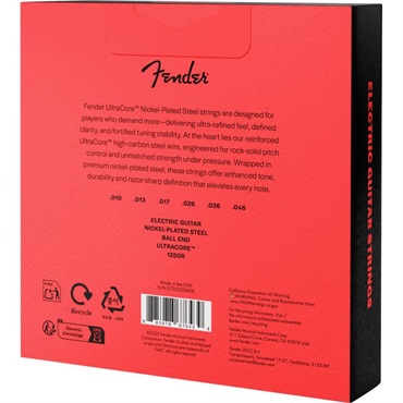 Fender USA 【夏のボーナスセール】 ULTRACORE ELECTRIC GUITAR STRINGS NICKEL PLATED STEEL BALL END (1250R/10-46) 3 PACK (#0730250606) 画像2