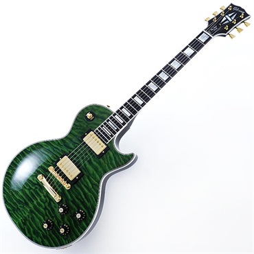 Gibson 【GIBSON×AQUBEストラッププレゼント】IKEBE 50th Anniversary 1968 Les Paul Custom 7A Quilt Maple Top Gloss Trans Green SN.600428 画像1