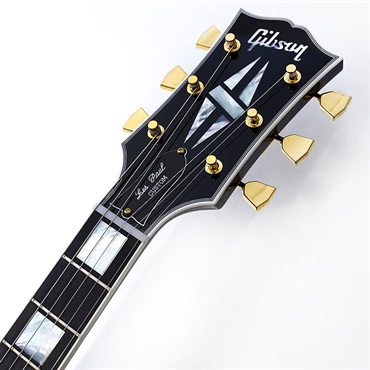 Gibson 【GIBSON×AQUBEストラッププレゼント】IKEBE 50th Anniversary 1968 Les Paul Custom 7A Quilt Maple Top Gloss Trans Green SN.600428 画像8