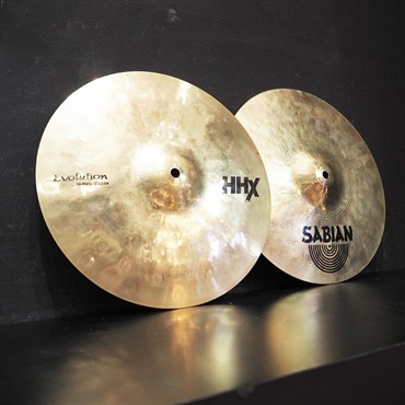SABIAN USED 中古 HHX Evolution Hats 13 Brilliant [HHX-13TEVH-B/13BEVH-B][774g/1320g] 画像1