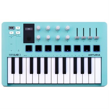 Arturia MINILAB3 AQ [限定カラーAQUAMARINE] (ミニラボ)(アートリア)(アクアマリン) 画像2