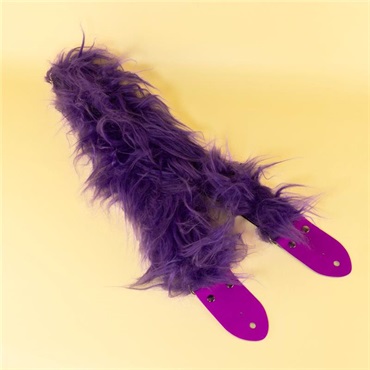 tsundrum_chan ふわふわギターストラップ　パープル｜【PURPLE KAORI Model】Fluffy Guitar Strap ? Purple 画像1