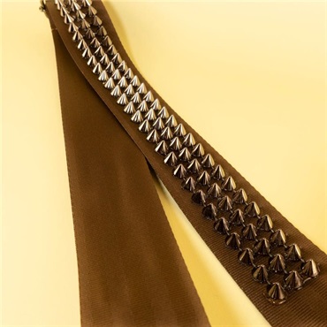 tsundrum_chan プレミアムスタッズギターストラップS　ショコラ｜Premium Studs Guitar Strap S ? Chocolat 画像3