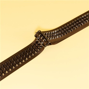 tsundrum_chan プレミアムスタッズギターストラップS　ショコラ｜Premium Studs Guitar Strap S ? Chocolat 画像5