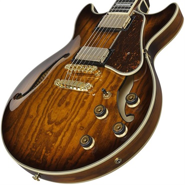 Ibanez Artcore Expressionist AM93QA-VVH (Vintage Violin High Gloss) 画像2