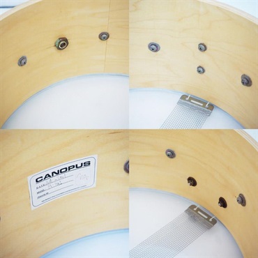 CANOPUS USED 中古 M-1465 [The Maple Snare Drum 14×6.5 - Natural LQ] 画像10