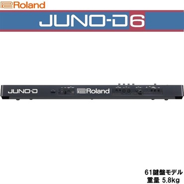 Roland JUNO-D6 ダンパーペダルセット(DP-10)(オリジナルキャリングケースプレゼント) ※DP-10は6月～7月頃入荷次第別途配送※配送事項要ご確認 画像1
