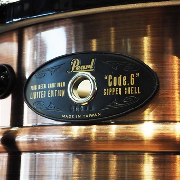 Pearl USED 中古 CO1460S/06 [Code6 Limited Model Copper Snare Drum 14''×6''] 画像3