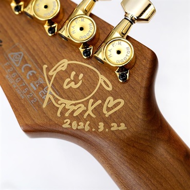 Ibanez 【Li-sa-X直筆サイン入り】 Prestige AZ2204AG-TGB (Transparent Gray Burst) 【Li-sa-X直筆サイン入りポストカードプレゼント！】 画像8