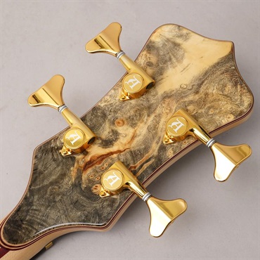 ALEMBIC SCSB4 Buckeye Resin [Stanley Clark Signature Deluxe w/Side LED's Blue] 画像7
