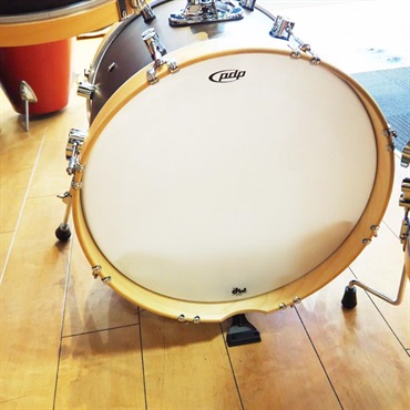 pdp by DW Concept Maple Classic Bop 3PC Kit [BD18，12TT，14FT/ Walnut Stain w/Natural Hoop]【店頭展示特価品】 画像5
