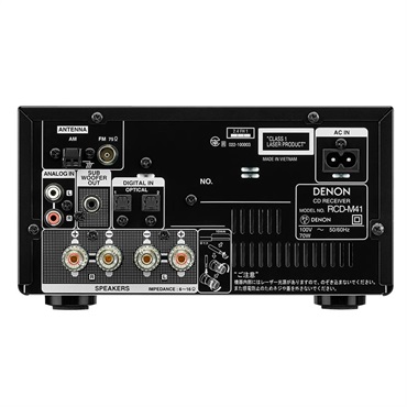 DENON RCDM41K (ブラック)(デノン)(CDレシーバー)(ディスクリートアンプ搭載)(Bluetooth対応) 画像3