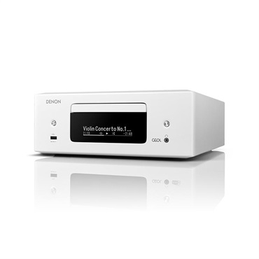 DENON RCDN12W (ホワイト)(デノン)(ネットワークCDレシーバー)(ハイレゾ音源)(Bluetooth対応)(FM/AMラジオチューナー) 画像1