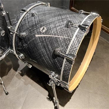 dw Collector's Hybrid Shell PurpleCore/Maple 4pc Drum Kit [BD22，FT16，TT12&10 / Grey Crystal] 画像7