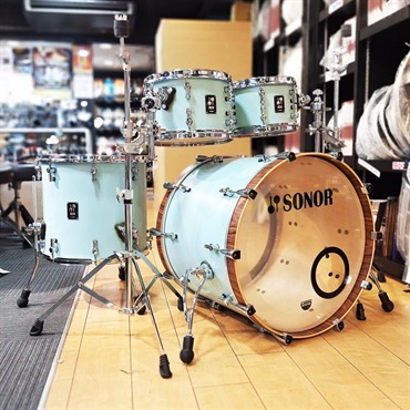 SONOR 【GW特別プライス！5/11迄】USED 中古 SQ1 Series 4pc Drum kit [22BD，10TT，12TT，16FT/Cruiser Blue] 画像1