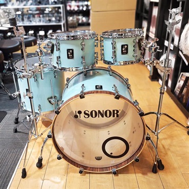 SONOR 【GW特別プライス！5/11迄】USED 中古 SQ1 Series 4pc Drum kit [22BD，10TT，12TT，16FT/Cruiser Blue] 画像2