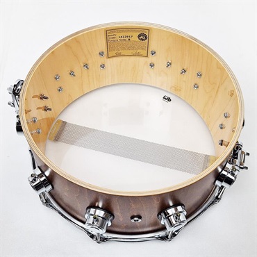 dw Collector's SonicPly Snare Drum 14x6.5 [Honey Stain Oil] 画像8