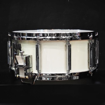 TAMA 【プライスダウン！】USED 中古 80s AW236 [Artwood Birch Snare Drum 14×6.5/Piano White] 画像1