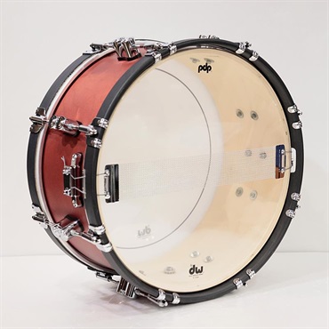 pdp by DW PDCC6514SSOE  [Concept Classic Snare Drum 14''×6.5'' - Oxblood Stain w/Ebony Hoops]【数量限定特価品】 画像6