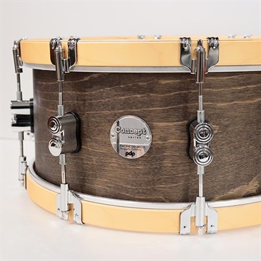pdp by DW PDCC6514SSWN [Concept Classic Snare Drum 14''×6.5'' - Walnut Stain w/Natural Hoops]【数量限定特価品】 画像1