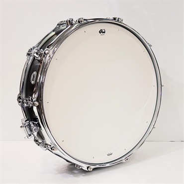 dw DRSO0414SSC107 [Collector's Pure Maple Snare Drum Standard Shell 14''×4'' - Ebony Satin Oil]【数量限定特価品】 画像5