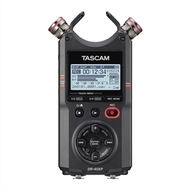 TASCAM 【予約商品・次回6月末以降入荷予定】DR-40XP (可動式マイク・XLR/TRS入力搭載)(32ビットフロート録音対応)(4chポータブルレコーダー)(ハンディレコーダー)(DR40XP)(USB Type-C・オーディオインターフェース機能搭載)(タスカム) 画像1