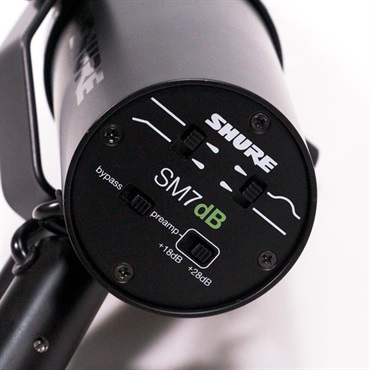 SHURE 【展示アウトレット特価】SM7dB (シュア)(プリアンプ内蔵ダイナミックマイク)(配信・ボーカル定番) 画像3