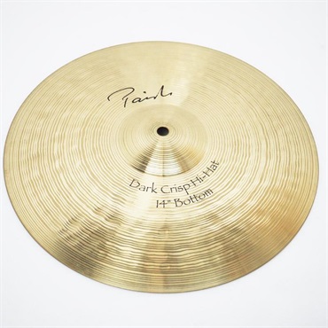 PAiSTe 【プライスダウン！】USED 中古 Signature The Paiste Line Dark Crisp HiHat 14 pair [Top:868g/Bottom:1496g] 画像5