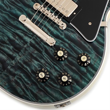 Gibson 【GIBSON×AQUBEストラッププレゼント】1968 Les Paul Custom 5A Quilt Top Nordic Blue w/TV White Back Gloss 【S/N 504238】 画像4