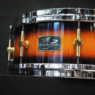 CANOPUS USED 中古 M-1455 [The Maple Snare Drum 14×5.5 - Tabacco Burst LQ] 画像2