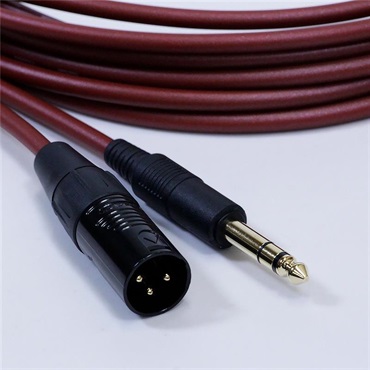 Noah’sark PASSGO RED TXM Cable (1.5m)(パスゴーレッド)(ラインケーブル/モニタースピーカーケーブル)(TRS-XLRオス)(6.3(3極)-XLR(M))(日本製) 画像1