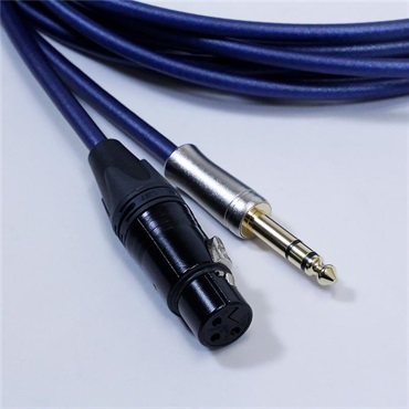 Noah’sark PASSGO BLUE XFT Cable (3.0m)(パスゴーブルー)(ラインケーブル)(XLRメス-TRS)(XLR(F)-6.3(3極))(日本製) 画像1