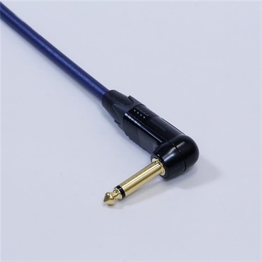 Noah’sark PASSGO BLUE TS PHONE Cable (L型)(1.5m)(パスゴーブルー)(ラインケーブル/ギターケーブル/楽器用ケーブル)(L型 Phone-Phone)(6.3(2極)-6.3(2極)， L字-ｽﾄﾚｰﾄ)(日本製) 画像2