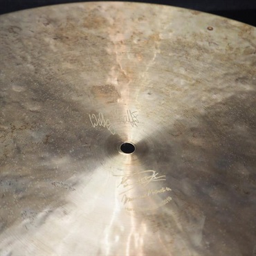 SABIAN USED 中古 Byzance Jazz Club Ride 22 - Wolfgang Haffner Signature [B22JCR][2536g] 画像10