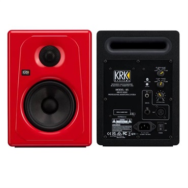 KRK KREATE 5 SCARLETT Limited Edition (ペア)(限定カラー)(ケーアールケー)(モニタースピーカー)(5インチ)(パワードモニター) 画像1