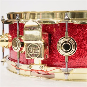 dw USED 中古 Collector's Maple 14''×5'' Snare Drum - Red Sparkle【委託品】 画像2
