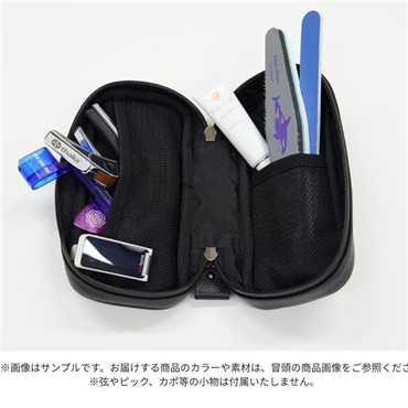 AQUBE MUSIC PRODUCTS 【ギター・ベース小物用 国産本革ポーチ】Leather Utility Pouch / Oblong・GRAY 画像5