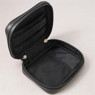 AQUBE MUSIC PRODUCTS 【ギター・ベース小物用 国産本革ポーチ】Leather Utility Pouch / Square・BLACK 画像3