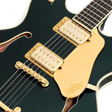GRETSCH Professional Collection Broadkaster LX Center Block with String-Thru Bigsby （Cadillac Green ／Ebony） 画像3